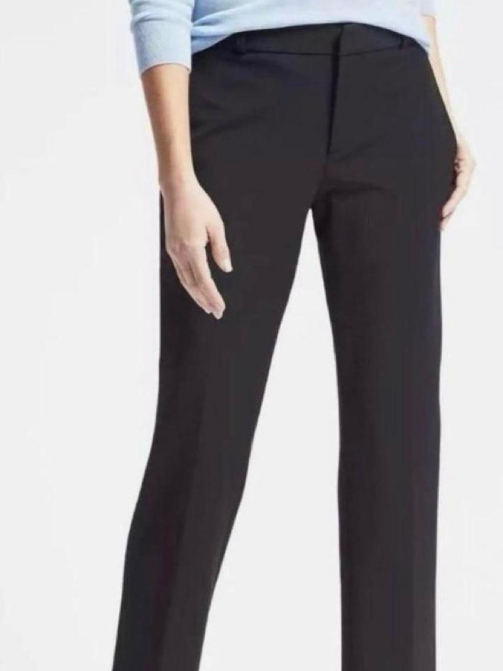 Banana Republic Ryan Black Tailored Women's Trousers 10 Black